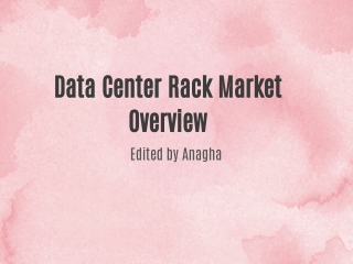 Data Center Rack Market Outlook