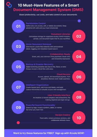 10 Document Management System Features That Boost Workflow Efficiency