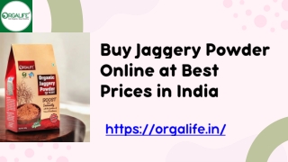 Buy Jaggery Powder Online