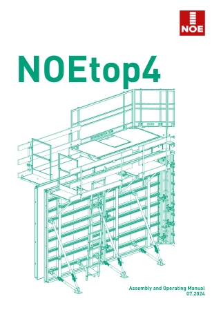 Aufbau- und Verwendungsanleitung NOEtop4 Schalung
