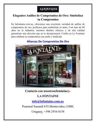 Elegantes Anillos de Compromiso de Oro Simboliza tu Compromiso