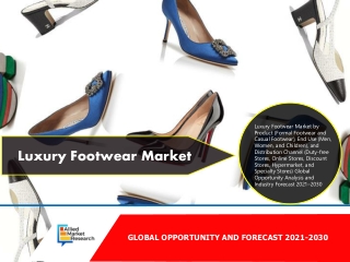 Luxury Footwear Market Report, 2030
