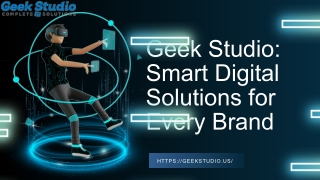 Geek Studio Smart Digital Solutions for Every Brand