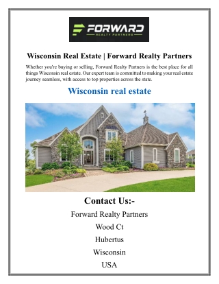 Wisconsin Real Estate