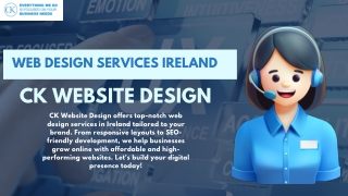Professional Web Design Services Ireland | CK Website Design