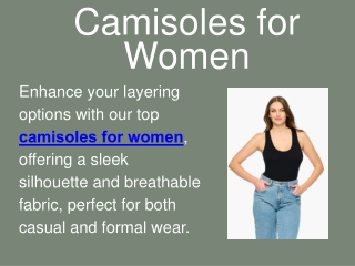 Camisoles for Women