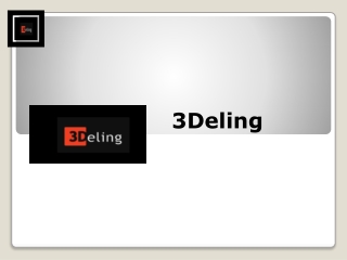 Leading 3D Scanning Companies Choose 3Deling Today