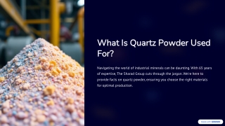What-Is-Quartz-Powder-Used-For