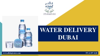 WATER DELIVERY DUBAI