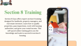 Section 8 Training