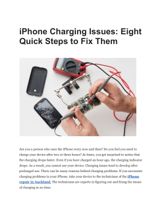 iPhone Charging Issues_ Eight Quick Steps to Fix Them