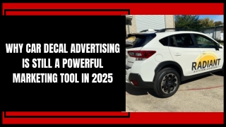 Car Decal Services For Business Branding