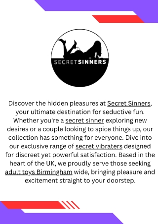Secret Sinners Secretsinners.co.uk