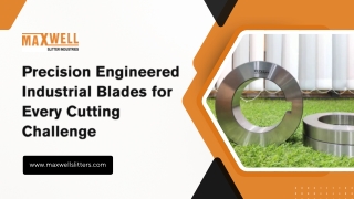 Precision-Crafted Industrial Blades for Clean & Accurate Cutting