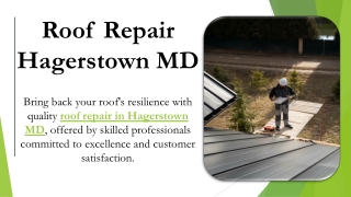 Roof Repair Hagerstown MD