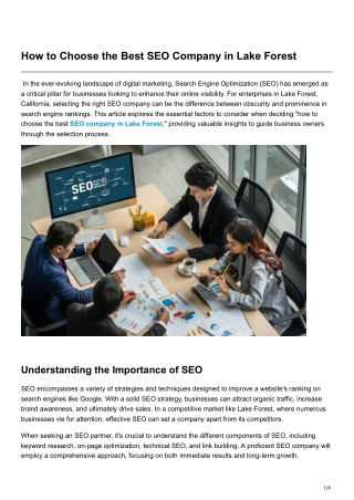 How to Hire the Right Web Designer in Tustin for Your Business