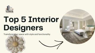 Top 5 Interior Designer in Rohini Transform Your Space with Style and Functionality