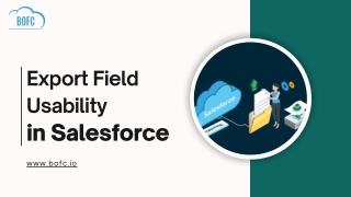 Export Field Usage Report in salesforce for multiple objects