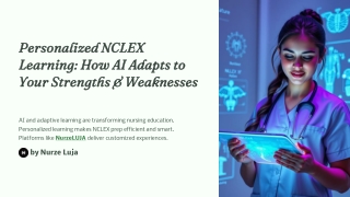 Personalized NCLEX Learning AI Adapts Nurzeluja