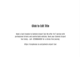 Selsdon Minicabs To Gatwick Airport | Gatwick Airport Taxi | Instant Airport Transfer |  02086864000