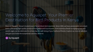Bird Products