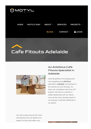 Cafe Fitouts Adelaide