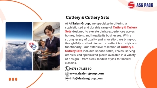 Cutlery & Cutlery Sets
