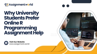 Why University Students Prefer Online R Programming Assignment Help