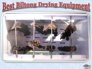 Best Biltong Drying Equipment