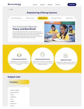 icse school in dahisar | Universal High School Dahisar