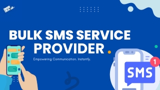 BULK SMS SERVICE PROVIDER