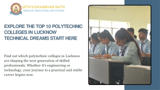 Top 10 Polytechnic Colleges in Lucknow – Why SVN Ranks High