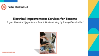 Electrical Improvements Services for Tenants.