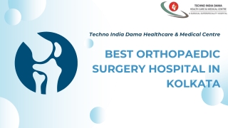 Best Orthopaedic Surgery hospital in kolkata