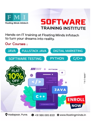 Softaware training institute in hadapsar