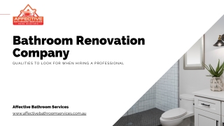 bathroom renovation company in Wollongong