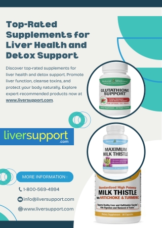 Top-Rated Supplements for Liver Health and Detox Support-www.liversupport.com