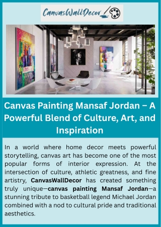 Canvas Painting Mansaf Jordan – A Powerful Blend of Culture, Art, and Inspiration