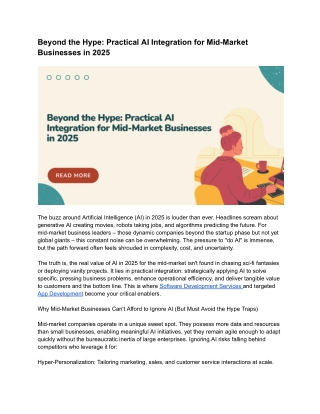 Beyond the Hype_ Practical AI Integration for Mid-Market Businesses in 2025