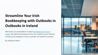 Streamline Your Irish Bookkeeping with Outbooks Ireland