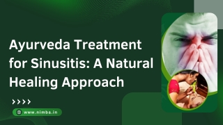 Ayurveda Treatment for Sinusitis A Natural Healing Approach