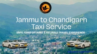 _Chandigarh to Jammu & Kashmir  Tour package -New Chandigarh Travels