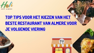 Beste Restaurant Van Almere