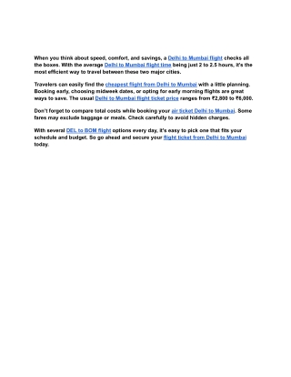 Quick and Affordable_ Why Flying from Delhi to Mumbai Makes Sense