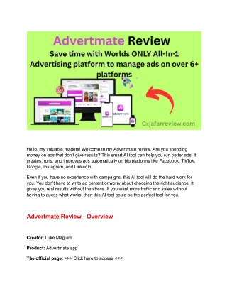 Advertmate Review 2025_ Smart AI Tool for Ads & Campaigns