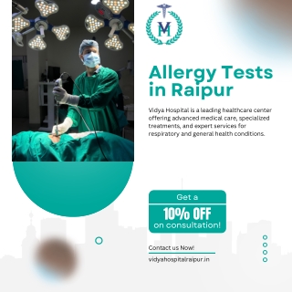 Allergy Tests in Raipur