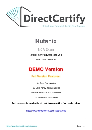NCA Exam PDF – NetApp Certified Associate Questions & Answers