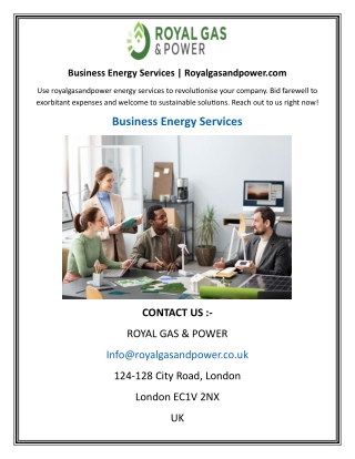 Business Energy Services | Royalgasandpower.com