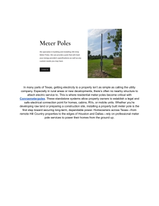 Conroemeterpoles - The Best Website