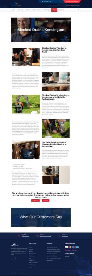 Blocked Drains Kensington